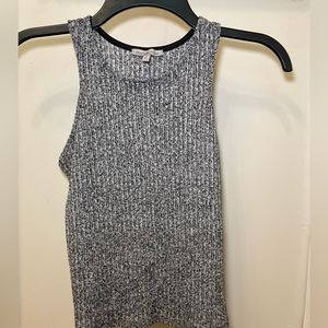 Charlotte Russe dark grey crop top